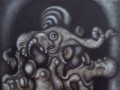 Apokalypse 2019 Tusche, Acryl auf Papier 84,5x60,5 cm